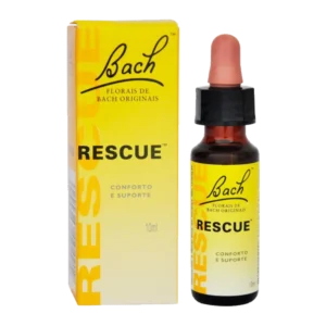 Rescue Gotas 10ml Original - Floral de Bach de Emergência