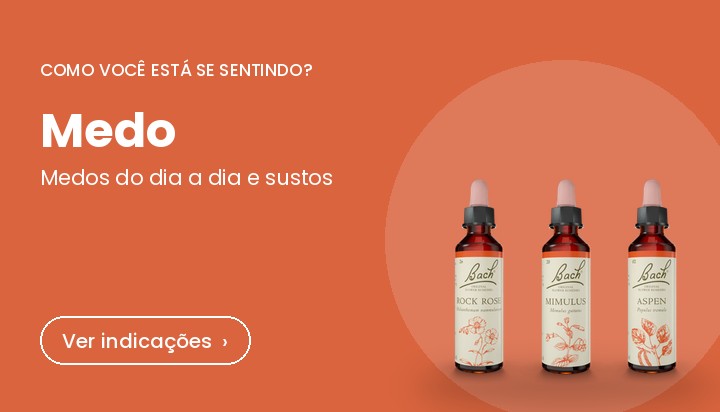 Florais de Bach para o medo: Rock Rose, Mimulus e Aspen