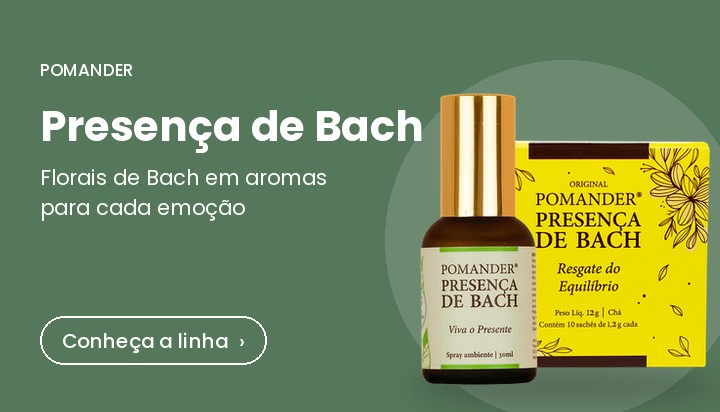 Pomander Presença de Bach: Florais de Bach em aromas